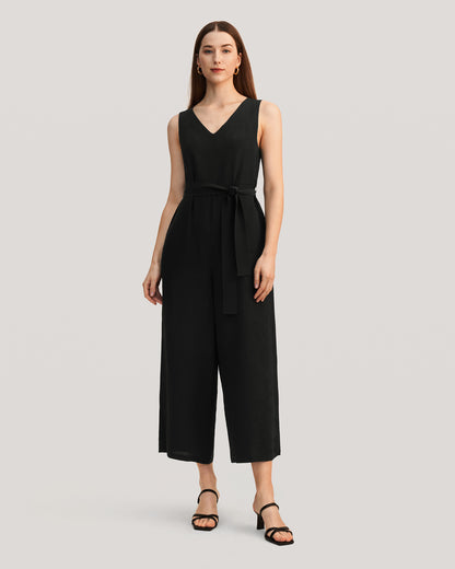 Chic Large Jumpsuit Soie