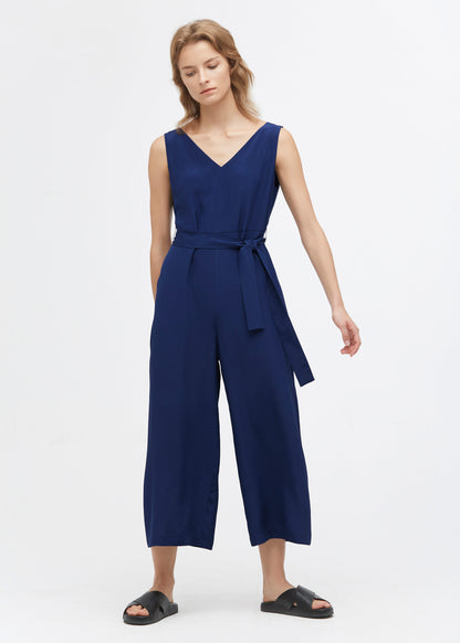 Chic Large Jumpsuit Soie