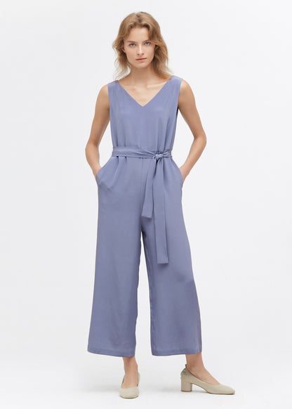 Chic Large Jumpsuit Soie